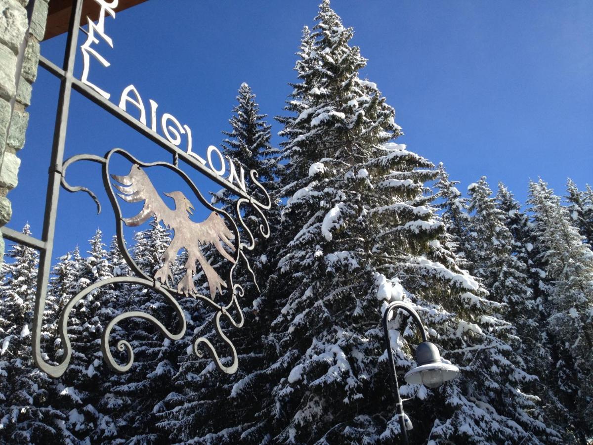 Hotel L' Aiglon Champoluc Bagian luar foto